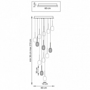 Подвесная люстра Lightstar Acrile 738131 в Пойковском - poikovskii.mebel24.online | фото 7