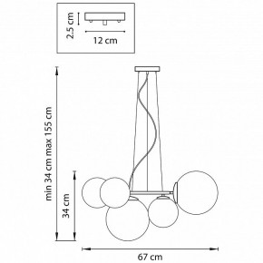 Подвесная люстра Lightstar Globo 815051 в Пойковском - poikovskii.mebel24.online | фото 3