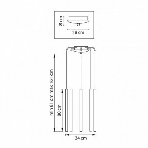 Подвесная люстра Lightstar Tubo L5T747447 в Пойковском - poikovskii.mebel24.online | фото