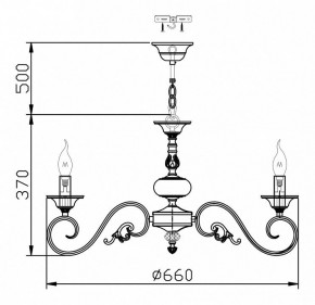 Подвесная люстра Maytoni Perla ARM337-07-R в Пойковском - poikovskii.mebel24.online | фото 6