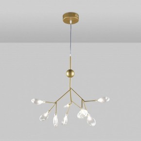 Подвесная люстра Natali Kovaltseva GRACE ll GRACE 75554/9С GOLD SATIN в Пойковском - poikovskii.mebel24.online | фото 3