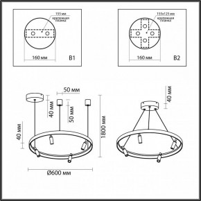 Подвесная люстра Odeon Light Fonda 4317/58L в Пойковском - poikovskii.mebel24.online | фото 6