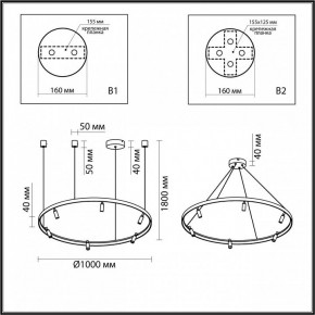 Подвесная люстра Odeon Light Fonda 4317/93L в Пойковском - poikovskii.mebel24.online | фото 6