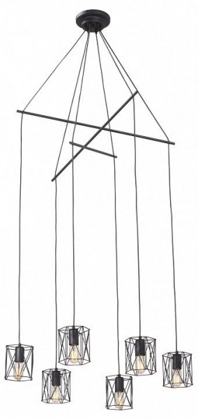Подвесная люстра Vitaluce V3028 V3028-1/6S в Пойковском - poikovskii.mebel24.online | фото
