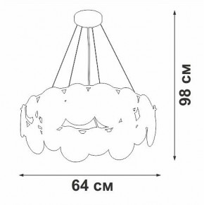 Подвесная люстра Vitaluce V5801 V5801-8/6S в Пойковском - poikovskii.mebel24.online | фото 7