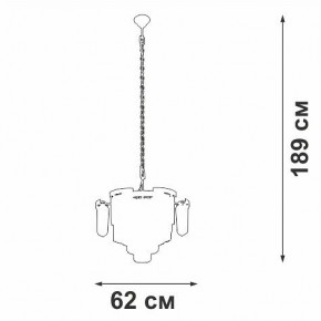 Подвесная люстра Vitaluce V58370 V58370-8/13 в Пойковском - poikovskii.mebel24.online | фото 3