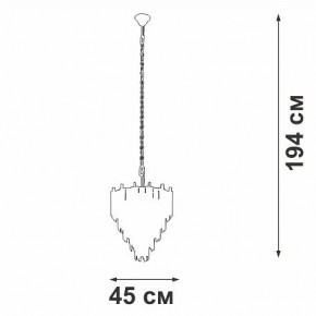 Подвесная люстра Vitaluce V58560 V58560-8/10 в Пойковском - poikovskii.mebel24.online | фото 3