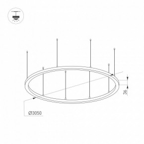 Подвесной светильник Arlight ARC 034078(1) в Пойковском - poikovskii.mebel24.online | фото 2