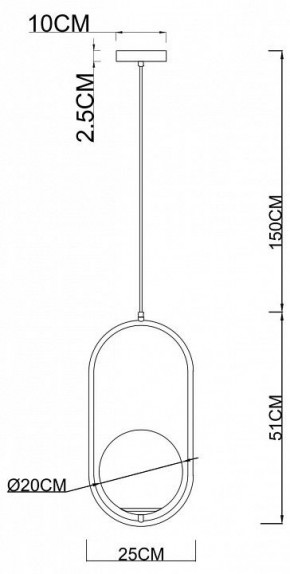Подвесной светильник Arte Lamp Matisse A7746SP-1AB в Пойковском - poikovskii.mebel24.online | фото 3