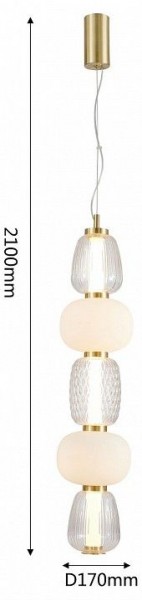 Подвесной светильник Favourite Bella 4057-2P в Пойковском - poikovskii.mebel24.online | фото 4