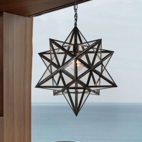 Подвесной светильник Imperiumloft Black Star Clear Glass 101314-26 в Пойковском - poikovskii.mebel24.online | фото