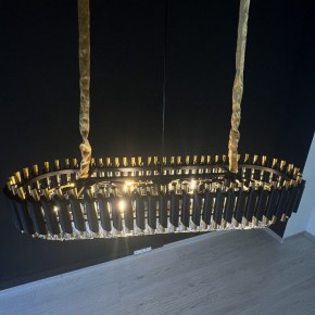 Подвесной светильник Imperiumloft Empire Black Rectangular Chandelier Crystal 40.2893 в Пойковском - poikovskii.mebel24.online | фото 3