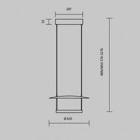 Подвесной светильник Maytoni Ambience MOD280PL-L23B3K1 в Пойковском - poikovskii.mebel24.online | фото 4
