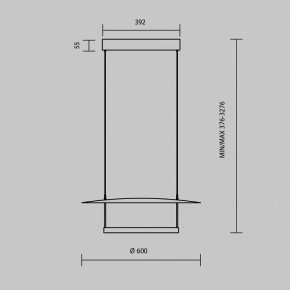 Подвесной светильник Maytoni Ambience MOD280PL-L30B3K1 в Пойковском - poikovskii.mebel24.online | фото 4