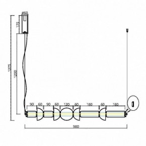 Подвесной светильник Maytoni Cosmo MOD210PL-L39BS3K в Пойковском - poikovskii.mebel24.online | фото 7