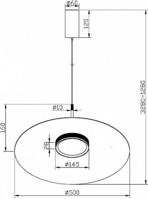 Подвесной светильник Maytoni Halo MOD041PL-L15W3K1 в Пойковском - poikovskii.mebel24.online | фото 4