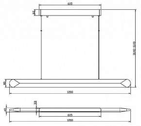 Подвесной светильник Maytoni Motion MOD276PL-L40B3K в Пойковском - poikovskii.mebel24.online | фото 3