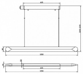 Подвесной светильник Maytoni Motion MOD276PL-L40W3K в Пойковском - poikovskii.mebel24.online | фото 4