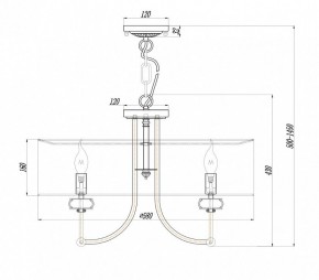 Подвесной светильник Maytoni Roma ARM006PL-06G в Пойковском - poikovskii.mebel24.online | фото 3