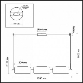 Подвесной светильник Odeon Light Kavia 5003/30L в Пойковском - poikovskii.mebel24.online | фото 4