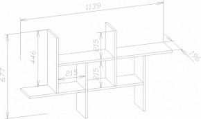 Полка навесная ПК-6 в Пойковском - poikovskii.mebel24.online | фото 4