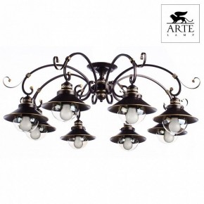 Потолочная люстра Arte Lamp Grazioso A4577PL-8CK в Пойковском - poikovskii.mebel24.online | фото 2