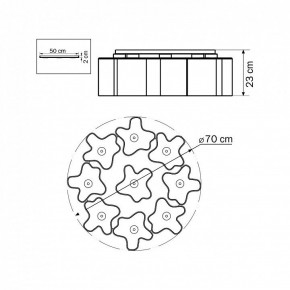 Потолочная люстра Lightstar Nubi 802090 в Пойковском - poikovskii.mebel24.online | фото 5