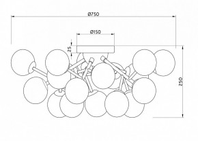 Потолочная люстра Maytoni Dallas MOD545PL-20CH в Пойковском - poikovskii.mebel24.online | фото 4