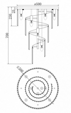 Потолочная люстра Maytoni Louis RC007CL-08CH в Пойковском - poikovskii.mebel24.online | фото 3