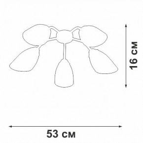 Потолочная люстра Vitaluce V31950 V31950/5PL в Пойковском - poikovskii.mebel24.online | фото 3