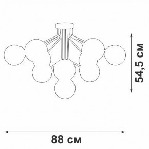 Потолочная люстра Vitaluce V42870 V42870-8/10PL в Пойковском - poikovskii.mebel24.online | фото