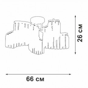 Потолочная люстра Vitaluce V5884 V5884-0/10PL в Пойковском - poikovskii.mebel24.online | фото 4