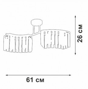 Потолочная люстра Vitaluce V5884 V5884-0/4PL в Пойковском - poikovskii.mebel24.online | фото 4