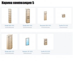 Прихожая Карина (модульная) в Пойковском - poikovskii.mebel24.online | фото 2