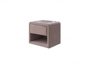 PROxSON Тумба Cube (Ткань: Велюр Shaggy Mocca) 52x41 в Пойковском - poikovskii.mebel24.online | фото