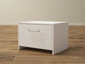 PROxSON Тумба Varna (ЛДСП Белая+экокожа Белый/Белый) 51x40 в Пойковском - poikovskii.mebel24.online | фото