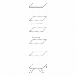 Шкаф 400 Вега Скандинавия в Пойковском - poikovskii.mebel24.online | фото 4
