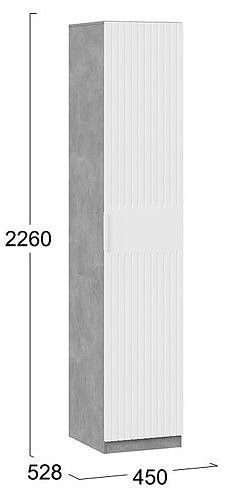 Шкаф для белья Хилтон в Пойковском - poikovskii.mebel24.online | фото 4