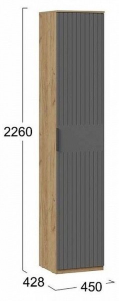 Шкаф для белья Хилтон Исп. 2 в Пойковском - poikovskii.mebel24.online | фото 5