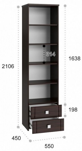 Шкаф для белья Изабель ИЗ-63К в Пойковском - poikovskii.mebel24.online | фото 3