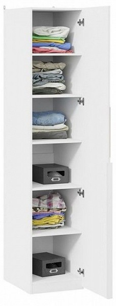 Шкаф для белья Порто СМ-393.07.002 в Пойковском - poikovskii.mebel24.online | фото 3