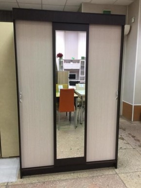 Шкаф-купе Басса ШКК 551 венге-дуб венге/дуб белфорд в Пойковском - poikovskii.mebel24.online | фото 4