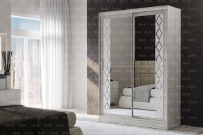Шкаф-купе Флоренция 1,5 с 2 зеркалами в Пойковском - poikovskii.mebel24.online | фото 1