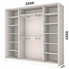 Шкаф-купе ХИТ 23-4-24/2-1111 (420) в Пойковском - poikovskii.mebel24.online | фото 2