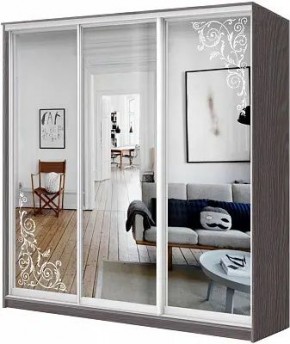 Шкаф-купе ХИТ 24-18-656 ОРНАМЕНТ в Пойковском - poikovskii.mebel24.online | фото