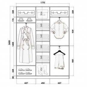 Шкаф-купе ХИТ 24-4-20-777 (420) в Пойковском - poikovskii.mebel24.online | фото 2