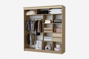 Шкаф-купе Орион 2.0 серия Альянс (дуб сонома) в Пойковском - poikovskii.mebel24.online | фото 2