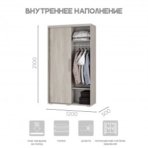 Шкаф-купе ШКК-11 (ясень белый) в Пойковском - poikovskii.mebel24.online | фото 6