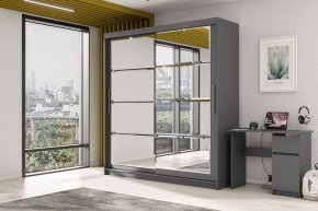 Шкаф-купе ШКП 3 МАКС (2000) Графит серый в Пойковском - poikovskii.mebel24.online | фото