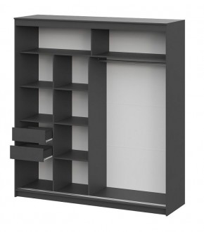 Шкаф-купе ШКП 3 МАКС (2000) Графит серый в Пойковском - poikovskii.mebel24.online | фото 3